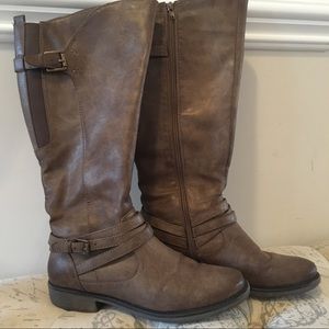 Bare Traps Soft Brown Tall Boots